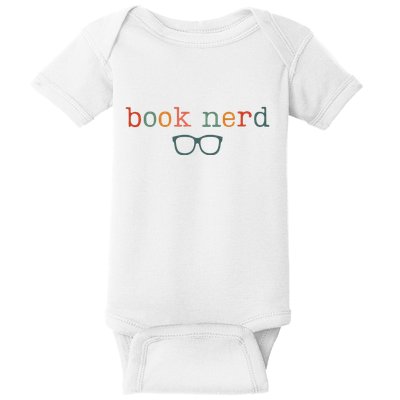 Book Nerd Funny Bookish Baby Bodysuit