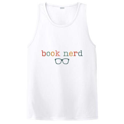 Book Nerd Funny Bookish PosiCharge Competitor Tank