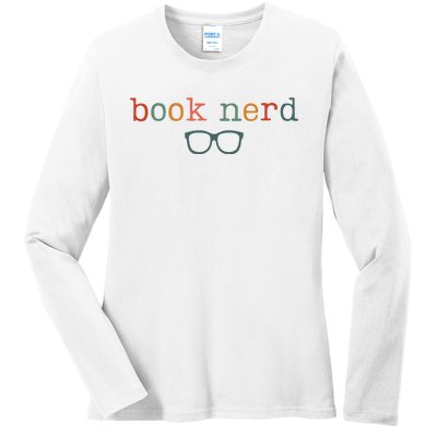 Book Nerd Funny Bookish Ladies Long Sleeve Shirt