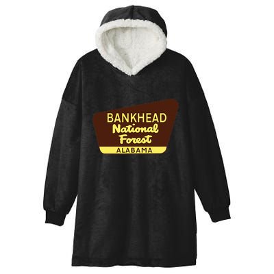 Bankhead National Forest T Alabama Hooded Wearable Blanket