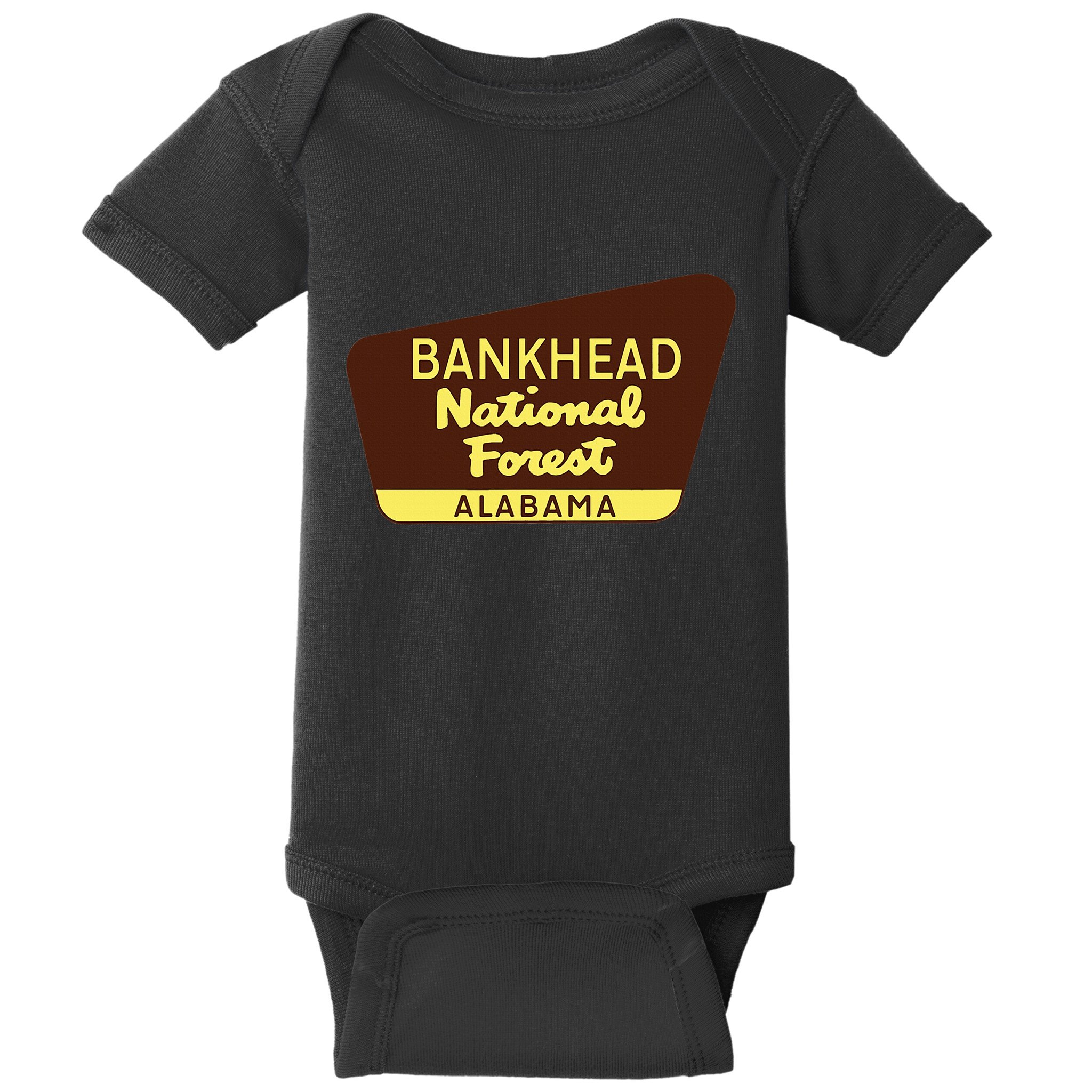 Bankhead National Forest T Alabama Baby Bodysuit