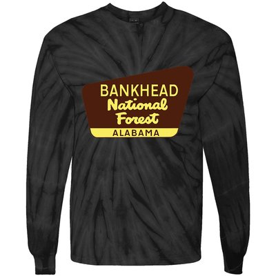 Bankhead National Forest T Alabama Tie-Dye Long Sleeve Shirt