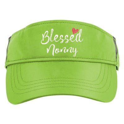 Blessed Nonny Grandma Gifts Adult Drive Performance Visor