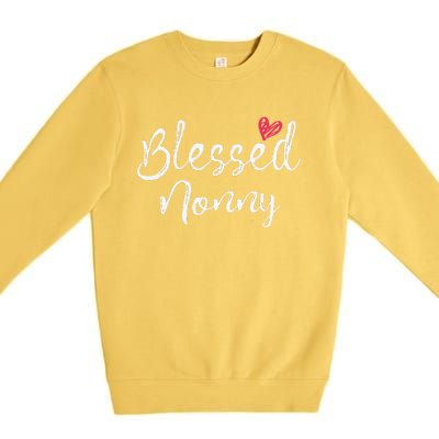 Blessed Nonny Grandma Gifts Premium Crewneck Sweatshirt