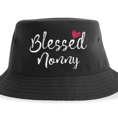 Blessed Nonny Grandma Gifts Sustainable Bucket Hat