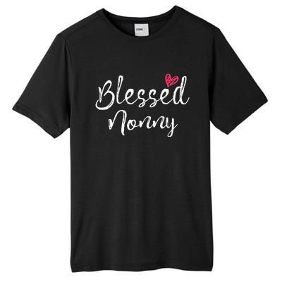 Blessed Nonny Grandma Gifts Tall Fusion ChromaSoft Performance T-Shirt