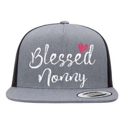 Blessed Nonny Grandma Gifts Flat Bill Trucker Hat