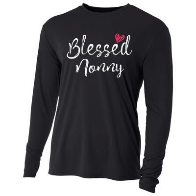 Blessed Nonny Grandma Gifts Cooling Performance Long Sleeve Crew