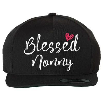 Blessed Nonny Grandma Gifts Wool Snapback Cap