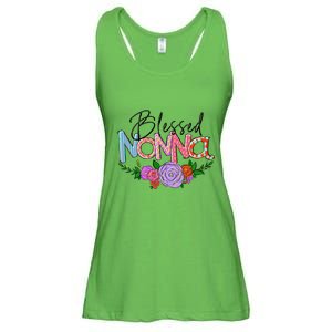 Blessed Nonna Graphic First Time Grandma Shirt Plus Size Shirts For Girl Mom Son Ladies Essential Flowy Tank