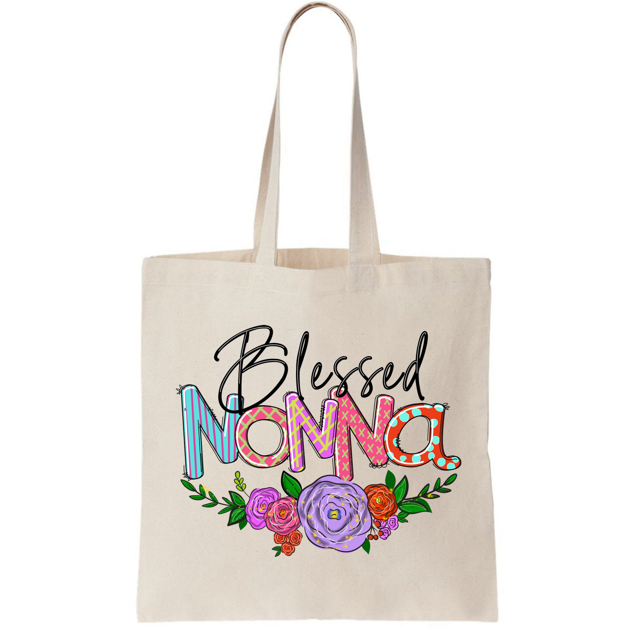 Blessed Nonna Graphic First Time Grandma Shirt Plus Size Shirts For Girl Mom Son Bag