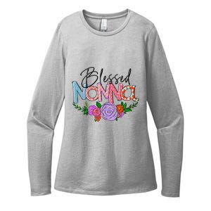 Blessed Nonna Graphic First Time Grandma Shirt Plus Size Shirts For Girl Mom Son Womens CVC Long Sleeve Shirt