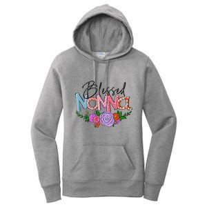 Blessed Nonna Graphic First Time Grandma Shirt Plus Size Shirts For Girl Mom Son Women's Pullover Hoodie