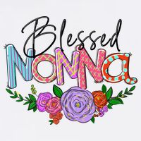 Blessed Nonna Graphic First Time Grandma Shirt Plus Size Shirts For Girl Mom Son Bucket Hat