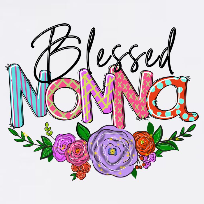 Blessed Nonna Graphic First Time Grandma Shirt Plus Size Shirts For Girl Mom Son Bucket Hat