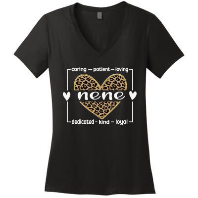 Best Nene Grandmother Appreciation gift for Grandma Women's V-Neck T-Shirt