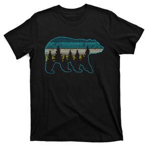 Bear Nature Grizzly Brown Black Bear Hiking Hunting Gift T-Shirt