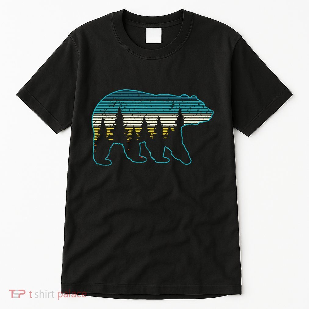 Bear Nature Grizzly Brown Black Bear Hiking Hunting Gift Tall T-Shirt