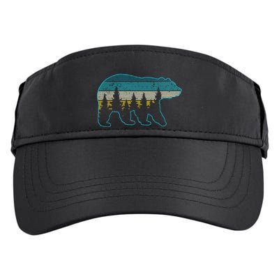 Bear Nature Grizzly Brown Black Bear Hiking Hunting Gift Adult Drive Performance Visor