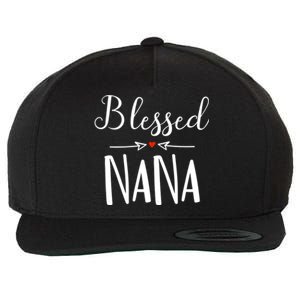 Blessed Nana Gift Grandma Christmas Gift Wool Snapback Cap