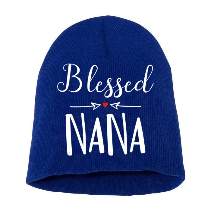 Blessed Nana Gift Grandma Christmas Gift Short Acrylic Beanie