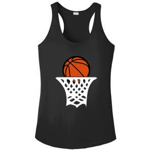 Basketball Net Gift For Basketball Player Sport Team Ladies PosiCharge Competitor Racerback Tank