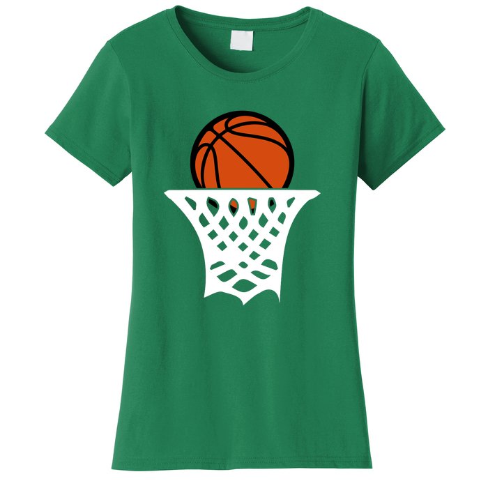 Basketball Net Gift For Basketball Player Sport Team Women's T-Shirt