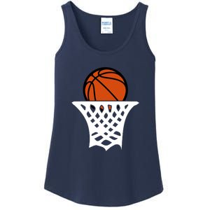 Basketball Net Gift For Basketball Player Sport Team Ladies Essential Tank