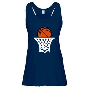 Basketball Net Gift For Basketball Player Sport Team Ladies Essential Flowy Tank