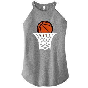 Basketball Net Gift For Basketball Player Sport Team Women's Perfect Tri Rocker Tank