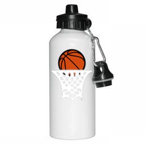 Basketball Net Gift For Basketball Player Sport Team Aluminum Water Bottle