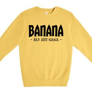 Banana Nana Gifts Grandma Premium Crewneck Sweatshirt