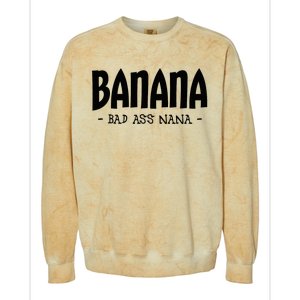 Banana Nana Gifts Grandma Colorblast Crewneck Sweatshirt