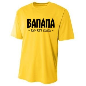 Banana Nana Gifts Grandma Performance Sprint T-Shirt