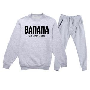 Banana Nana Gifts Grandma Premium Crewneck Sweatsuit Set