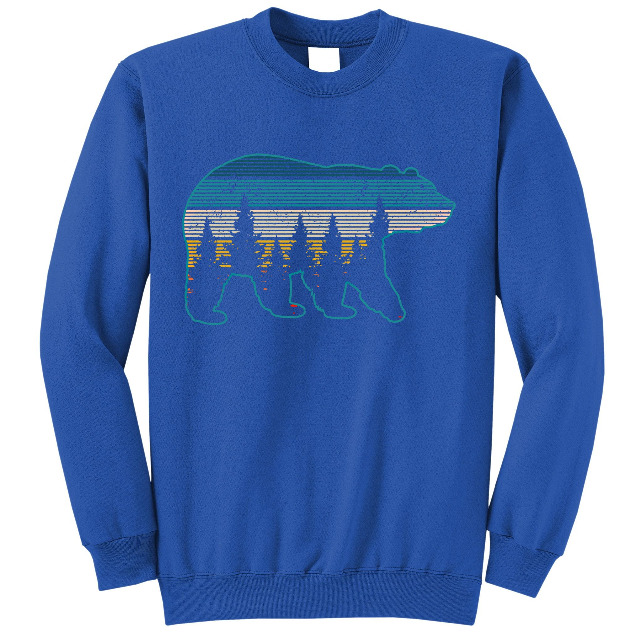 Bear Nature Grizzly Brown Black Bear Hiking Hunting Gift Sweatshirt