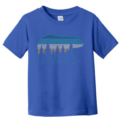 Bear Nature Grizzly Brown Black Bear Hiking Toddler T-Shirt