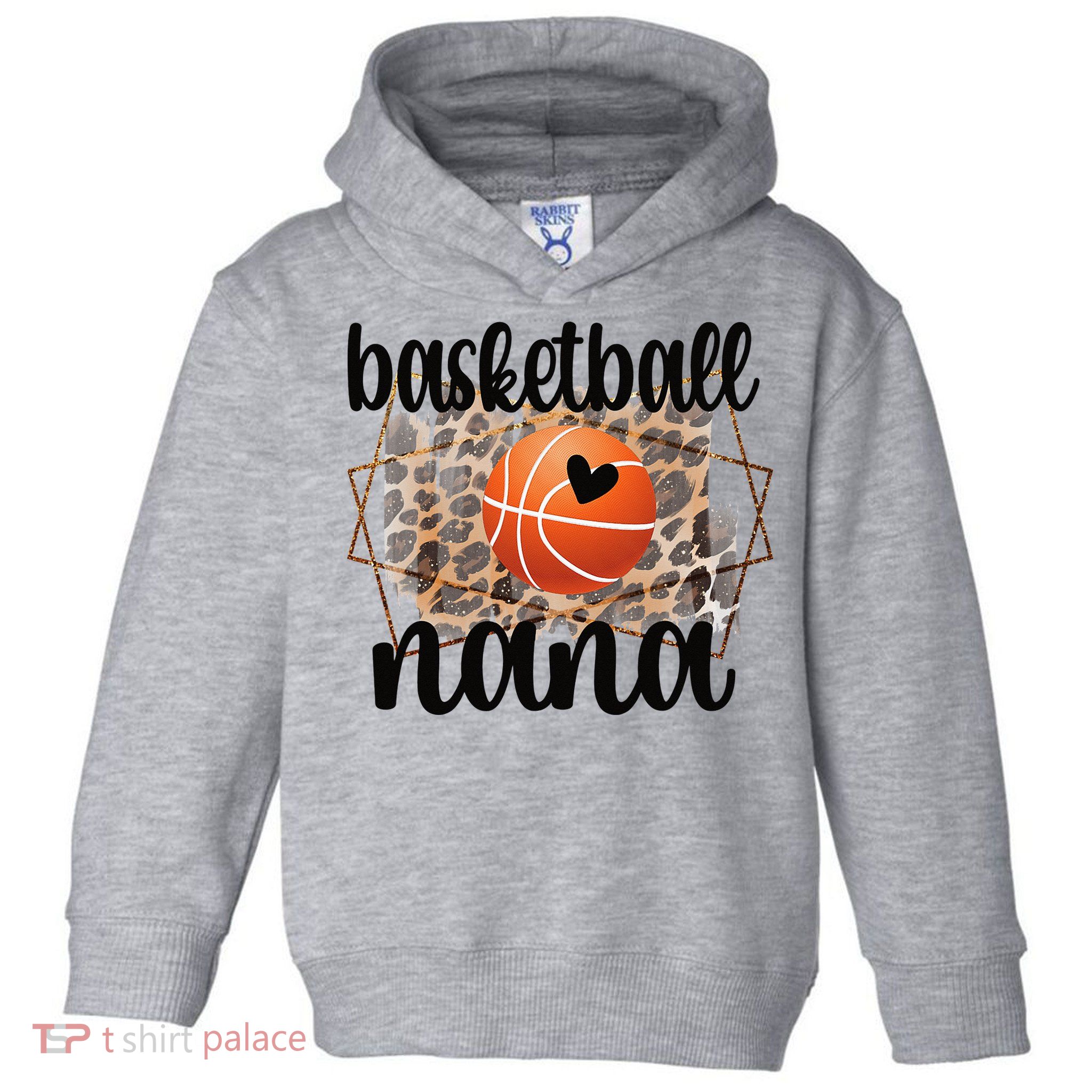 Basketball Nana Grandma Nana Of A Basketball Player Toddler Hoodie