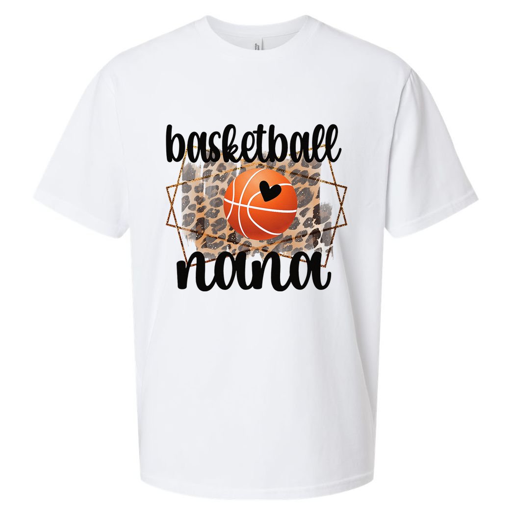 Basketball Nana Grandma Nana Of A Basketball Player Sueded Cloud Jersey T-Shirt