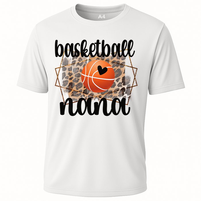 Basketball Nana Grandma Nana Of A Basketball Player Cooling Performance Crew T-Shirt