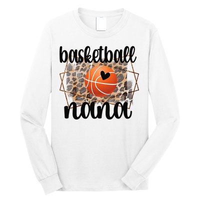 Basketball Nana Grandma Nana Of A Basketball Player Long Sleeve Shirt