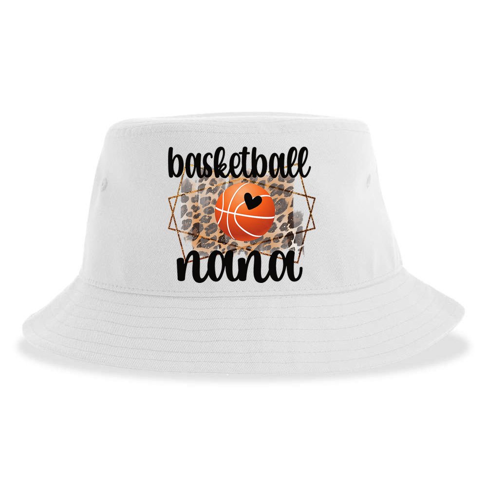 Basketball Nana Grandma Nana Of A Basketball Player Sustainable Bucket Hat