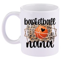 Basketball Nana Grandma Nana Of A Basketball Player 11oz C Handle Ceramic Mug