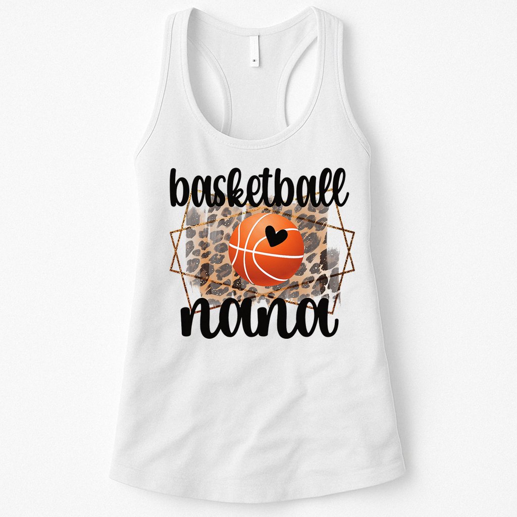 Basketball Nana Grandma Nana Of A Basketball Player Womens Tank Top