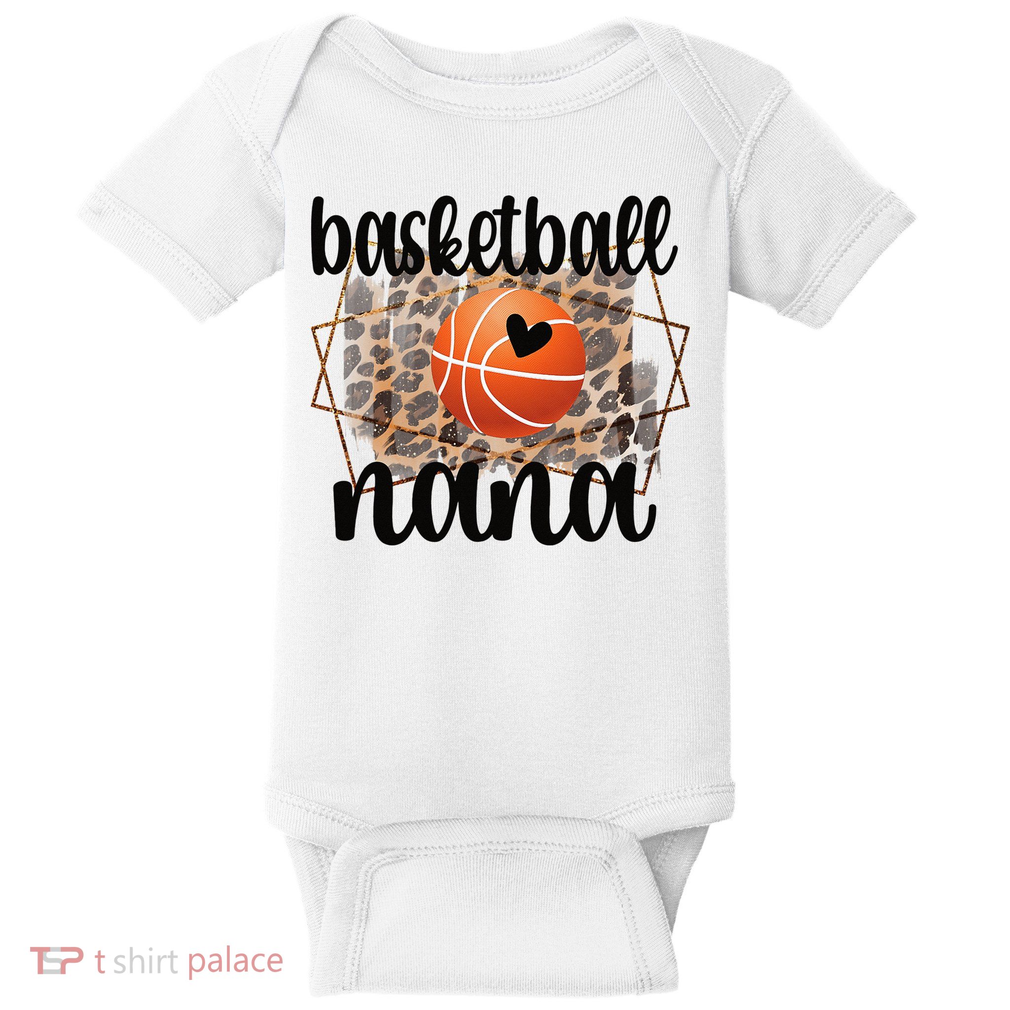 Basketball Nana Grandma Nana Of A Basketball Player Baby Bodysuit