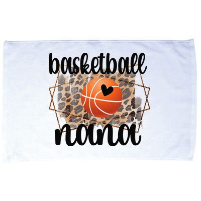 Basketball Nana Grandma Nana Of A Basketball Player Microfiber Hand Towel