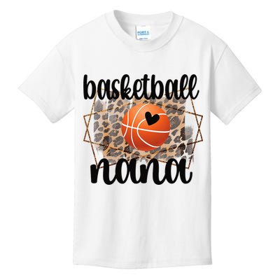 Basketball Nana Grandma Nana Of A Basketball Player Kids T-Shirt