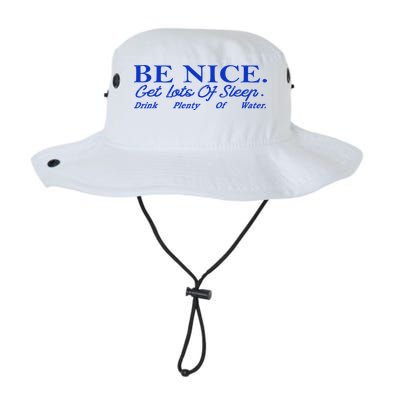 Be Nice Get Lots Of Sleep Drink Plenty Of Water Inspired Bucket Hat