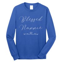 Blessed Nannie Gift Long Sleeve Shirt