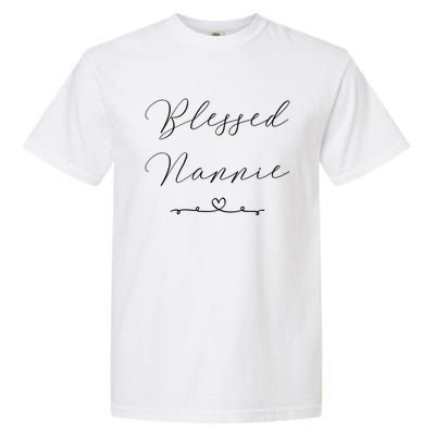 Blessed Nannie Gift Garment-Dyed Heavyweight T-Shirt